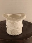 Vintage Milk Glass Toothpick Holder. 2" Tall