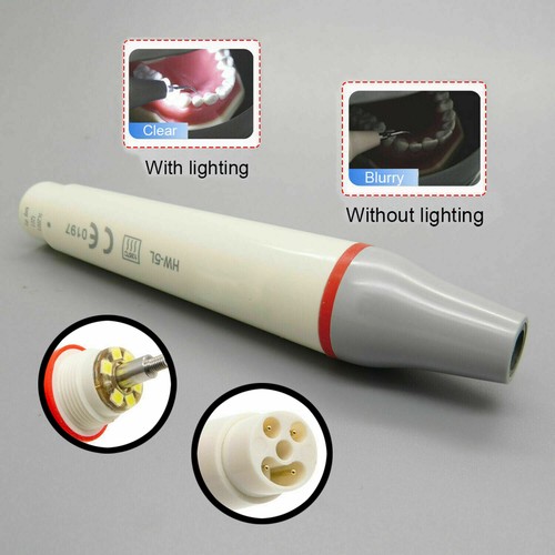 Woodpecker Dental Ultrasonic Scaler LED Handpiece HW-5L Scaling Tips Fit EMS UDS - Bild 9 von 16