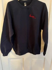 Chik-Fil-A Sweatshirt Unisex Size Large Navy Blue Crewneck