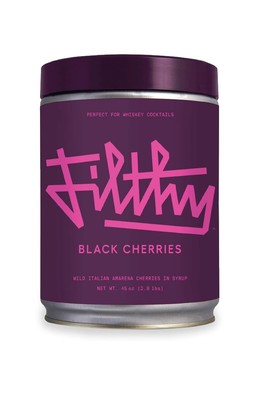 Filthy Cocktail Amarena Black Cherries, Premium Garnish, All... 