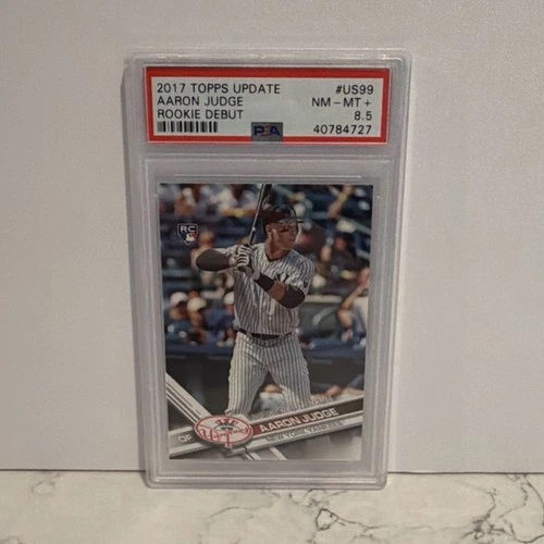 2017 Topps Update Series Aaron Judge Rookie Debut #US99 PSA 8.5 Yankees Rookie