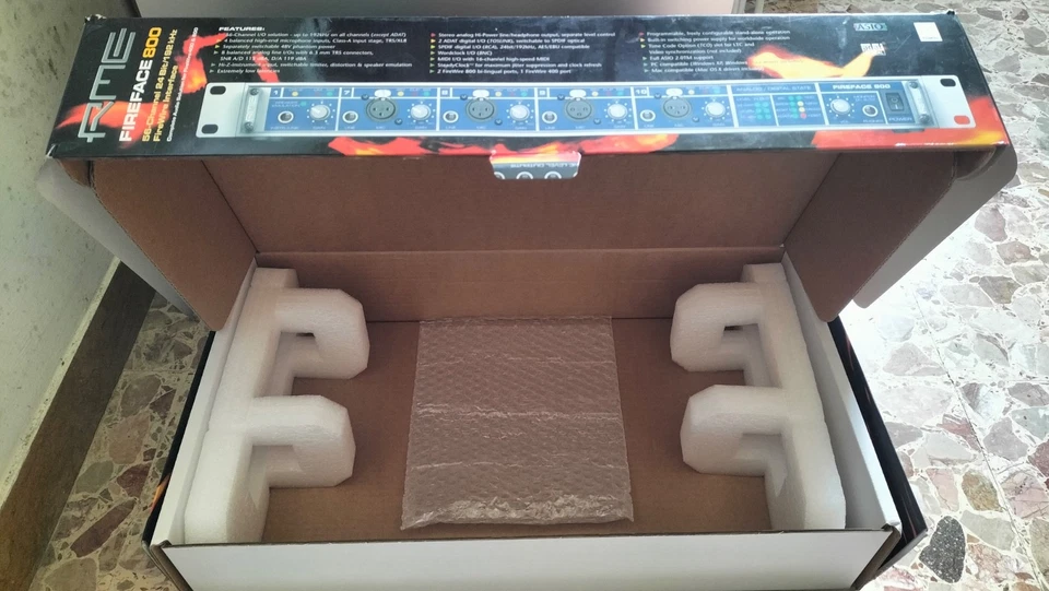 Scheda audio RME FIREFACE 800 INTERFACCIA AUDIO FIREWIRE 24BIT 192KHZ 56 CANALI - Immagine 4 di 4