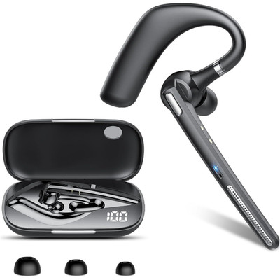 Bluetooth Headset V5.4 100 Std Freisprecheinrichtung Wireless Headset mit LED-L
