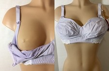 Cake Lingerie Soft-Cup Maternity Nursing Bralette Bra Plum Melba Lavender Lace