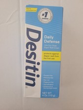 Desitin Daily Defense 13 Zinc Oxide Diaper Rash Cream 4oz - New in Box