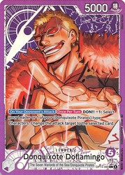 Donquixote Doflamingo Alternate Art Leader OP14-060 The Azure Sea's Seven