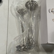 12 Heart Placecard Holders Silver 8 In Tall For Wedding Party