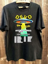 Devo short sleeve black shirt men s-5xl
