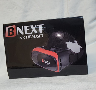 NIB B Next VR Pro VR Headset for iPhone & Samsung Red and Black