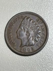 1895 Indian Head Cent One Penny Liberty US America Fine to Very Fine