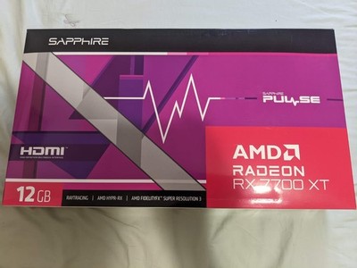 SAPPHIRE PULSE AMD Radeon RX 7700 XT 12GB GDDR6 Graphics Card Good Condition