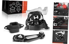 3PCS Engine Motor Mount Transmission Mount Torque Strut Mount Set Compatible
