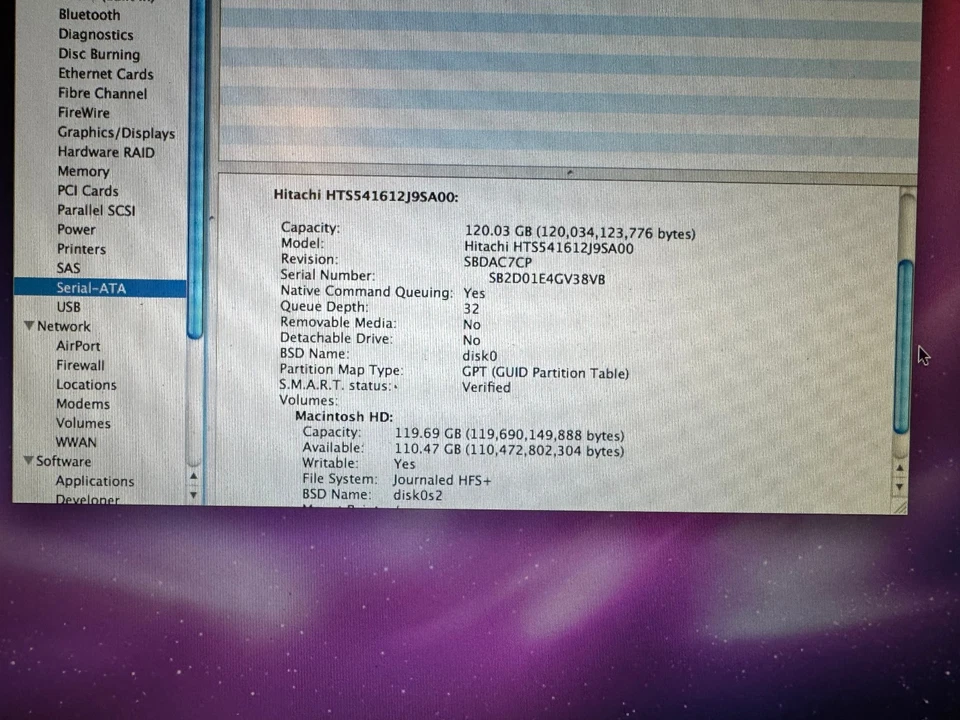 Apple MacBook Pro 2006 15” 2.16ghz Core 2 Duo 3GB RAM 120GB HDD OS X 10.6 - Image 4 of 4