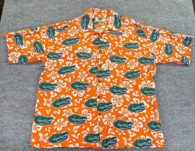 Vintage Y2K Treefort Florida Gators NCAA Hawaiian Shirt Men's Size 2XL Rare 