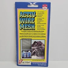 Sculptural & Modeling Wire Mesh ACTIVA 12x24” Sheets Non-Rusting Aluminum NEW