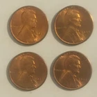 US Coins , 4-1944D ,Lincoln Wheat  Penny  , Bronze , AU Condition , 5726a