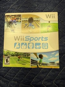 Nintendo Wii Sports Game W/Cardboard Sleeve & Manual Tested Working