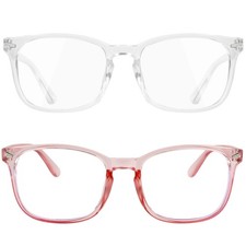 2 gafas de lectura con filtro de luz azul para juegos de computadora