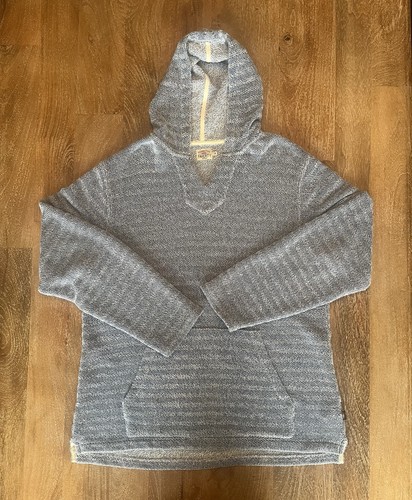 Faherty Whitewater Hoodie Mens Large Oversized Cotton Beach Terry Pullover Thick