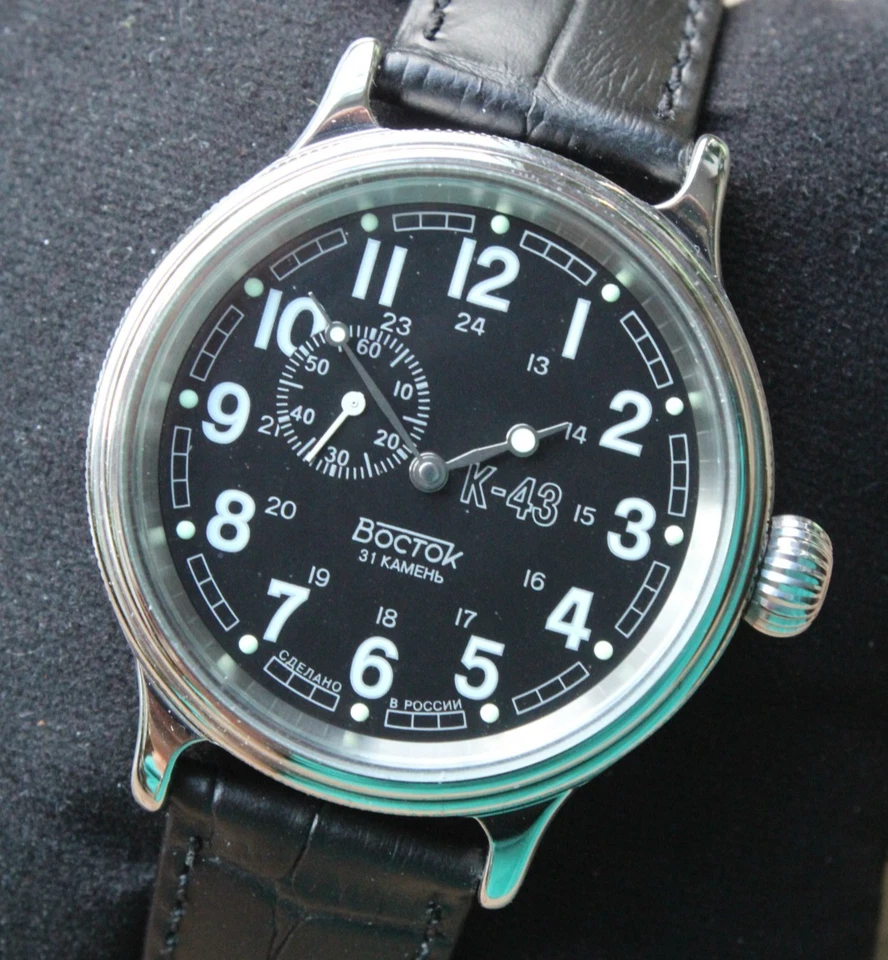 Reloj Pulsera Vostok Komandirskie Mecánico Cuerda Automática K-43 Retro 540933 Foto 2 de 4