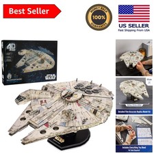 Millennium Falcon 3D Model Kit - Assemble Iconic Star Wars Spacecraft at Home