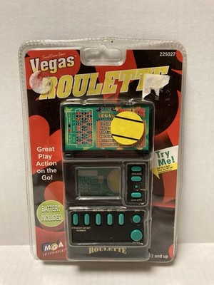 Vintage Roulette Electronic Handheld Game - 1998 MGA NEW Gamble Las Vegas