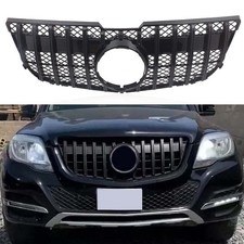 GT R Schwarz Kühlergrill Grill Mesh Für Mercedes Benz GLK X204 GLK350 2013-2015