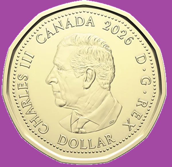Set of 2026 Canada FIFA World Cup COl + Non-Col Loonie Mint UNC $1