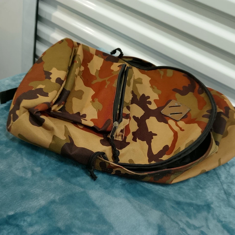 Mochila de viaje escolar Obey bolsa de lona adulto tamaño mediano camuflaje Foto 3 de 4