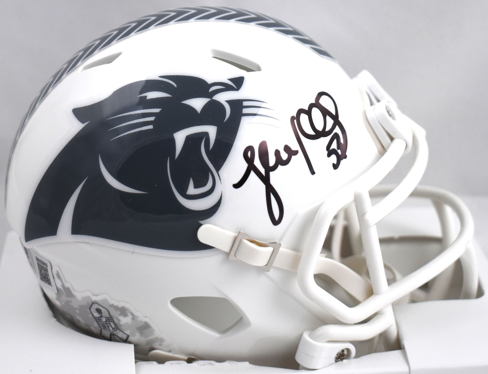 Luke Kuechly Autographed Signed Carolina Panthers Salute Speed Mini Helmet-Beckett W Holo 