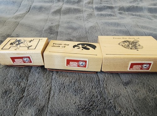 Hawkeye Stamps Lot Of 3 Official University Of Iowa - Picture 4 of 5