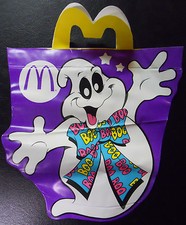 VINTAGE 1991 McDonald's Happy Meal Halloween McBoo Bag-Ghost