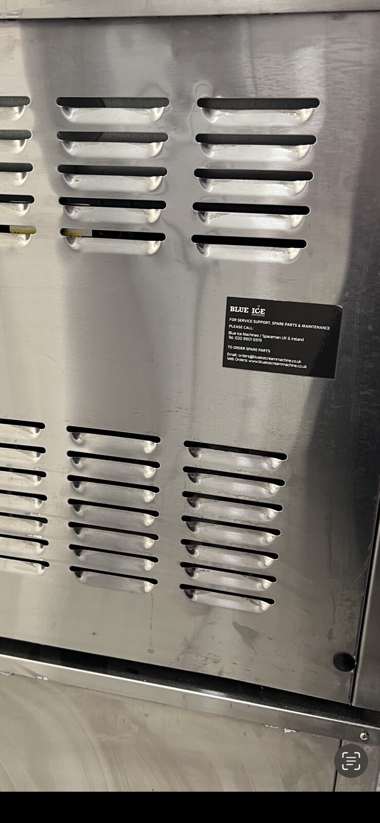 Blue Ice Table Top Soft Ice Cream Machine T15 RRP £5471 INCLUDES