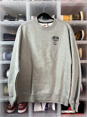 VERY RARE New Nike X Stussy International Crewneck Sweatshirt DC4198  050-Size S | eBay