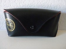 Ray-Ban Soft Case Eyeglasses/Sunglasses Snap Closure Black  Red VGUC