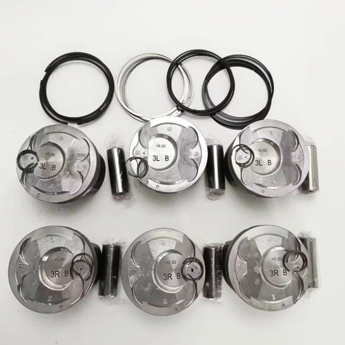 OEM +0.50mm Engine Piston Rings Kit for 12-16 Hyundai Kia Azera Cadenza 3.3L V6 - Picture 2 of 10