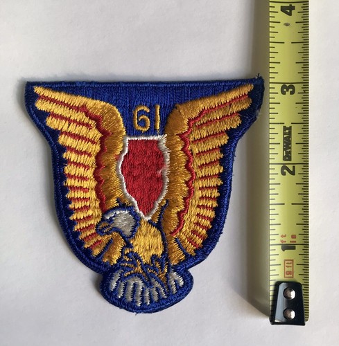 Parche de escuadrón Fuerza Aérea de los Estados Unidos USAF Patrulla Aérea Civil Ala de Illinois 1961 De colección - Imagen 3 de 3