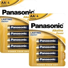 Pilas alcalinas Panasonic AA 8 unidades Plus Power