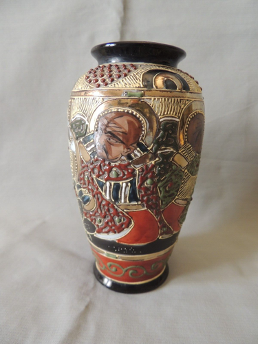 Collectible Chinese cloizonne carved small vase - Picture 4 of 10