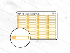 1304-4~~ Little Labels (ORANGE) Planner Stickers.