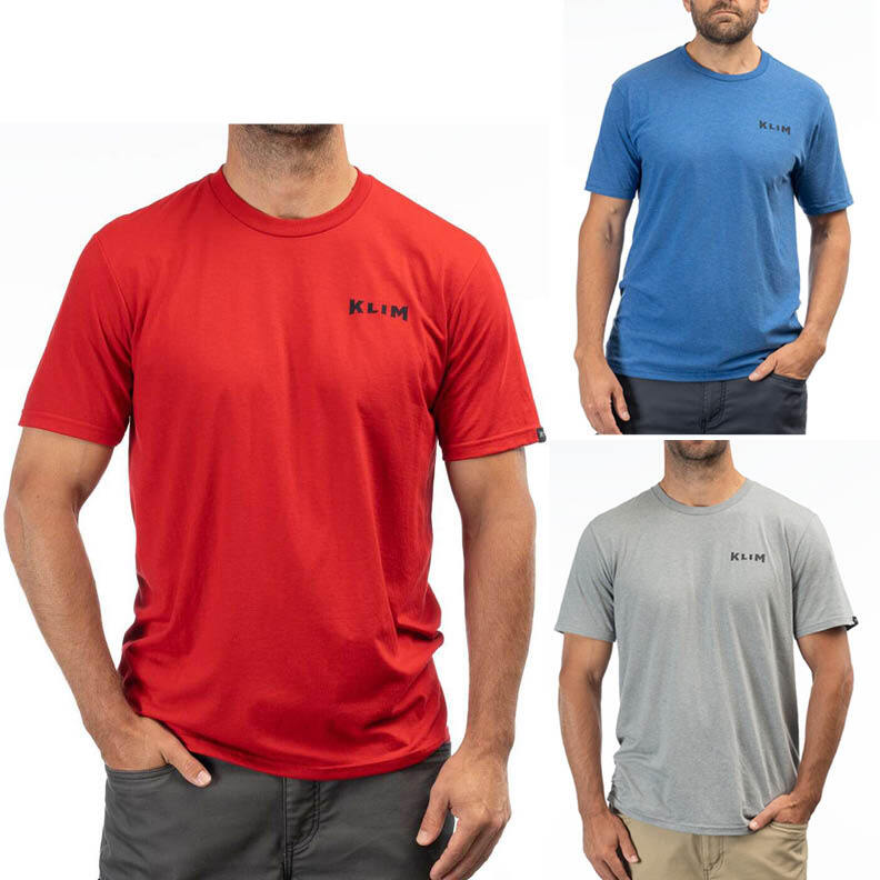 KLIM Men's Pinned Tri-blend Short Sleeve Tee Shirt