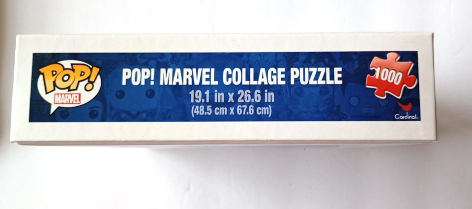 Funko Pop! Marvel Collage Jigsaw Puzzle 1000 Pieces Cardinal Games New in Box - Image 3 of 4