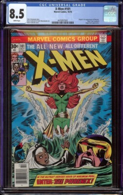 X-Men # 101 CGC 8.5 White (Marvel, 1976) 1st appearance Phoenix | eBay