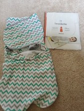Swaddle Me Wrapsack - L 5 to 9 months Chevron Pattern EUC