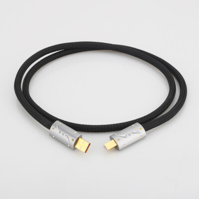 Viborg UC01 OFC copper Silver Plated USB A-B Audio Cable DAC Gold plating Data