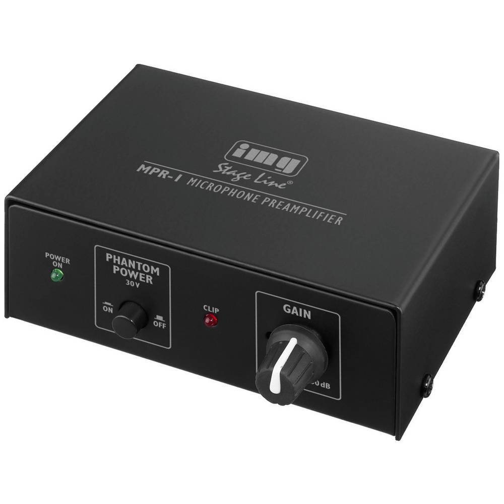 IMG StageLine MPR-1 1 canale Preamplificatore per microfono