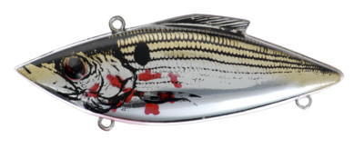 Leurre De Pêche Rat-L-Trap 1/2 Oz - Crankbait Sans Bavette, Modèle Lectric Shiner Bleeding