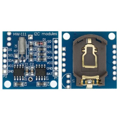 Echtzeituhr RTC DS1307 I2C Modul für Arduino Raspberry Pi ESP und viele mehr
