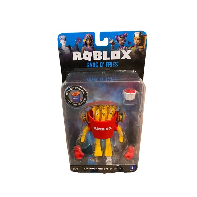 Roblox Gang O' Fries Action Figure With Sweet Potato Virtual Code Jazwares for sale online | eBay
