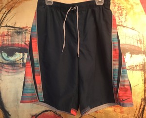 pink nike swim trunks